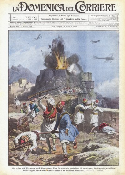 The First War Wings in Afghanistan by Achille Beltrame