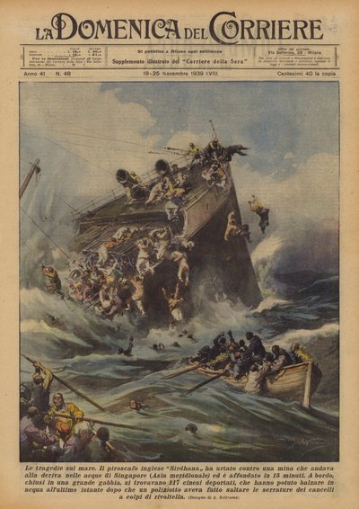 Tragedies at Sea by Achille Beltrame