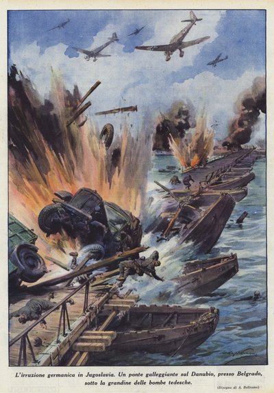 The German Invasion of Yugoslavia by Achille Beltrame