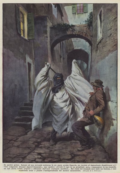 The Jealous Ghost by Achille Beltrame