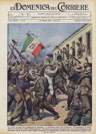 The Historic Meeting of Badoglio and Graziani