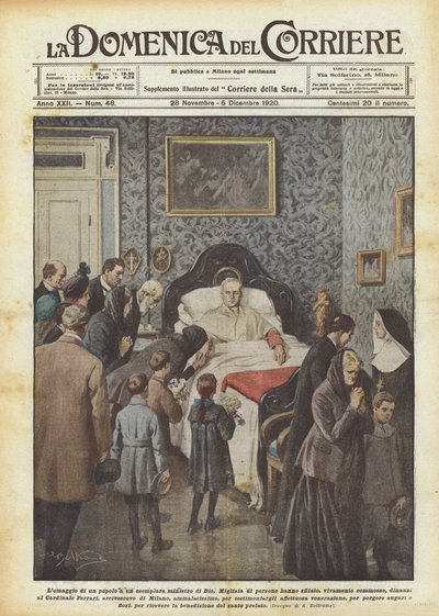The Tribute of a People to an Exemplary Minister of God by Achille Beltrame