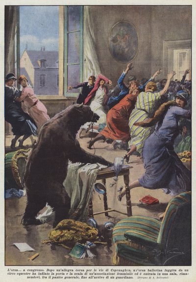 The Bear at Congress by Achille Beltrame