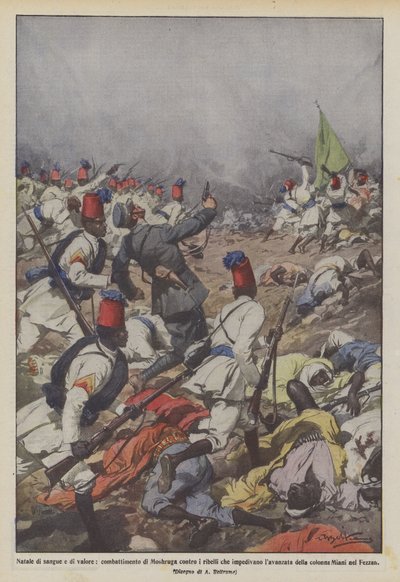 Christmas of Blood and Valor, Battle of Moshruga Against the Rebels by Achille Beltrame