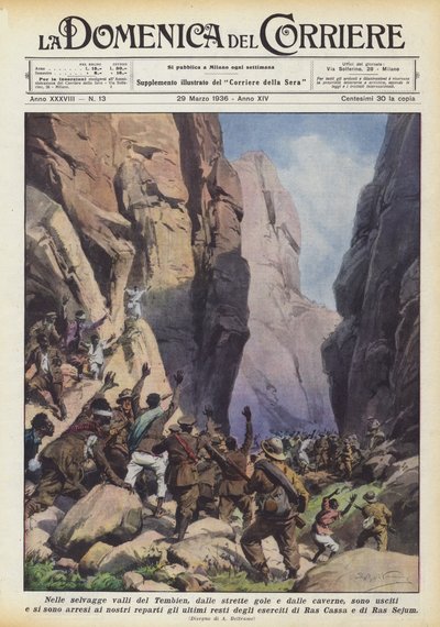 In the Wild Valleys of Tembien, from the Narrow Gorges and Caves, They Came Out and Surrendered? by Achille Beltrame