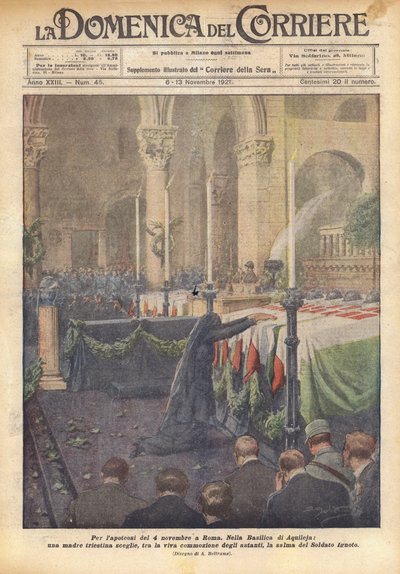 For the Apotheosis of November 4th in Rome by Achille Beltrame