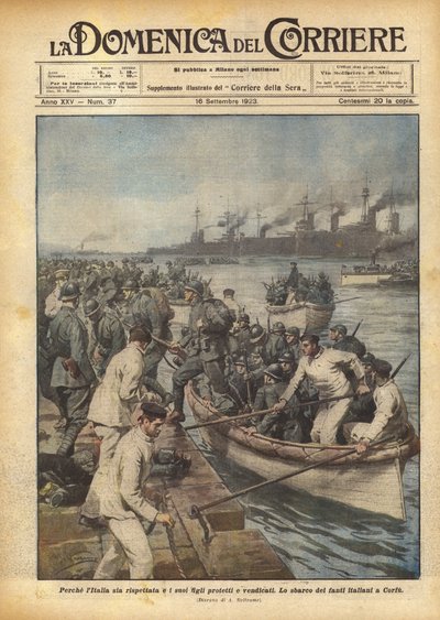 So That Italy is Respected and Its Children Protected and Avenged by Achille Beltrame