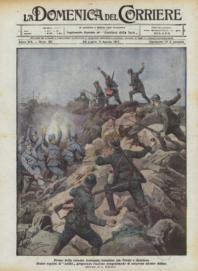 Before the Recent Successful Raid Between Versic and Jamiano by Achille Beltrame