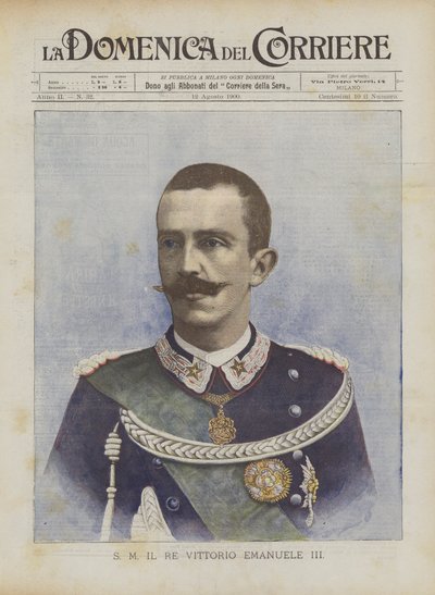 King Victor Emmanuel III by Achille Beltrame