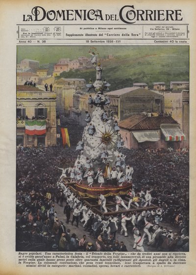 Popular Festivals by Achille Beltrame