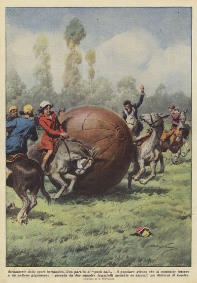 Oddities of British sport by Achille Beltrame