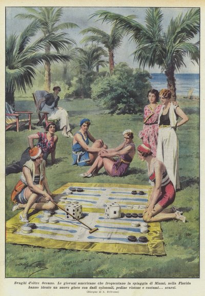 Overseas Amusements by Achille Beltrame