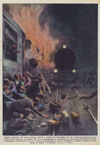 Tragic moment by Achille Beltrame
