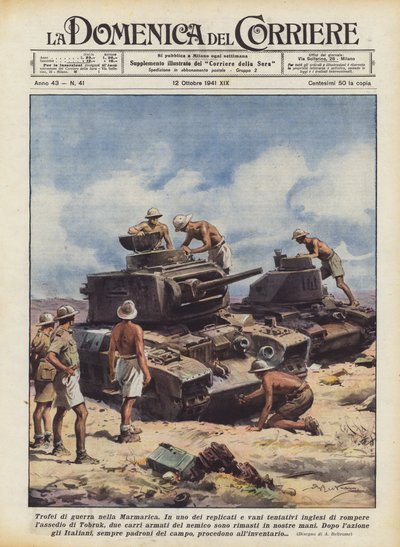 War Trophies in Marmarica by Achille Beltrame