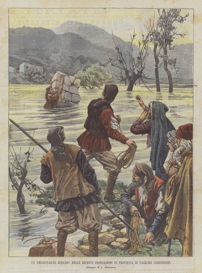 An Exciting Episode of the Recent Floods in the Province of Cagliari (Sardinia) by Achille Beltrame