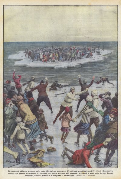 An Ice Field Strolling on the Waves by Achille Beltrame