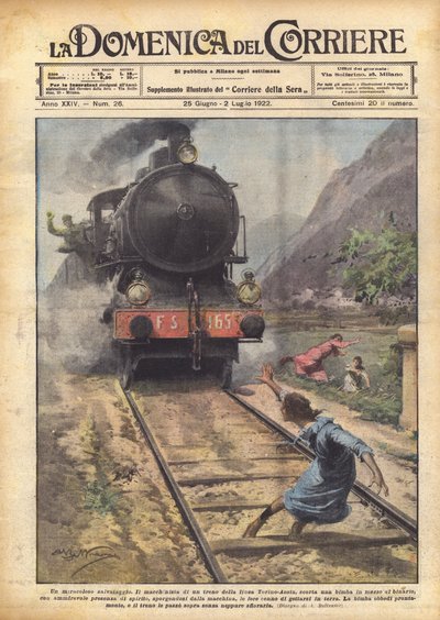 A Miraculous Rescue by Achille Beltrame
