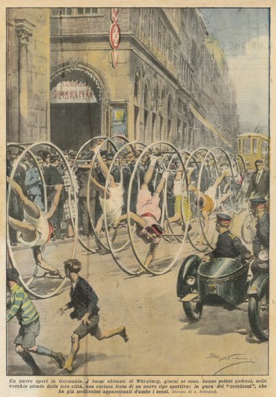A New Sport in Germany by Achille Beltrame