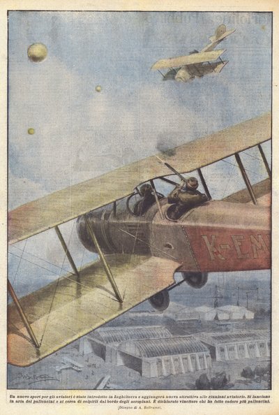 A New Sport for Aviators Introduced in England, Adding New Attraction by Achille Beltrame