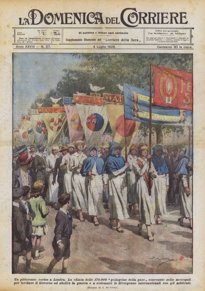 A Picturesque Parade in London by Achille Beltrame