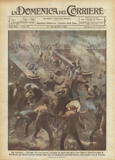 A Battle? Colored by Achille Beltrame