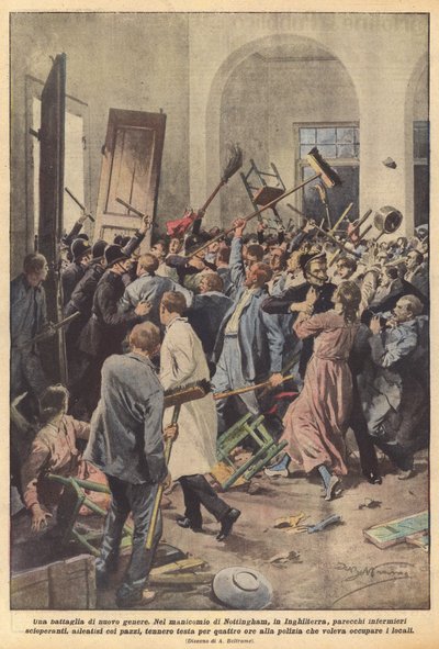 A New Kind of Battle by Achille Beltrame