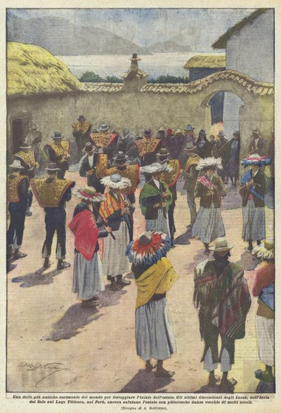 One of the Oldest Ceremonies in the World to Celebrate the Beginning of Summer by Achille Beltrame