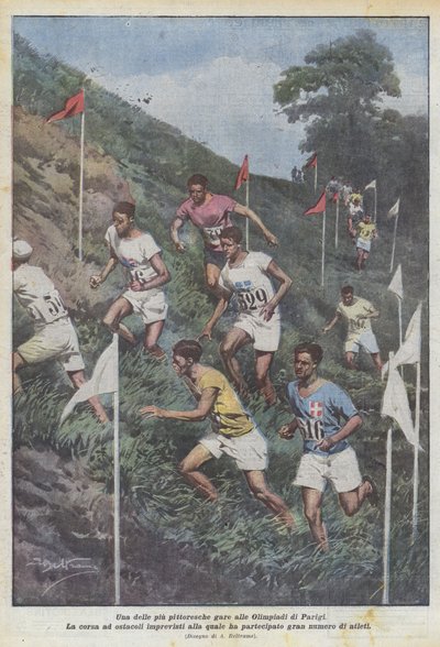 One of the most picturesque races at the Paris Olympics by Achille Beltrame