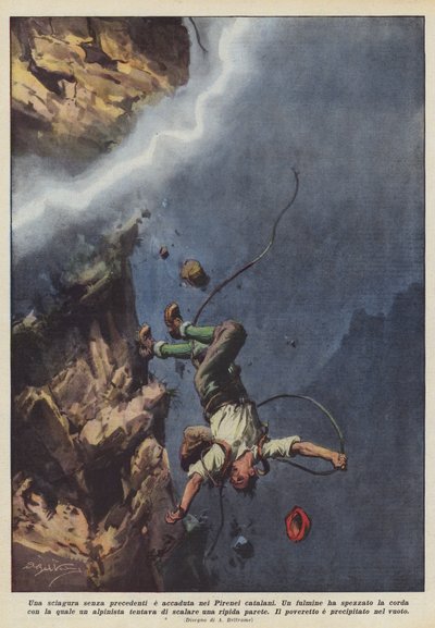 An Unprecedented Disaster Occurred in the Catalan Pyrenees by Achille Beltrame