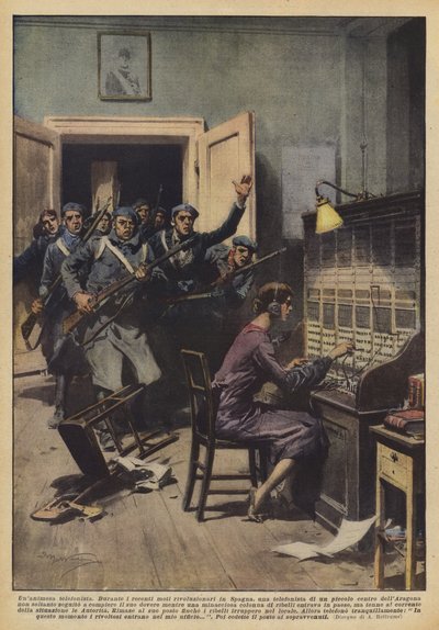 A Selfless Telephone Operator by Achille Beltrame