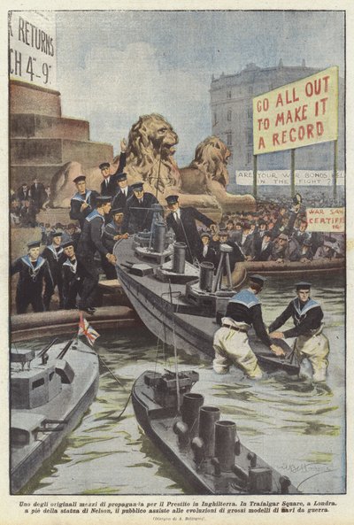 One of the Original Means of Propaganda for the Loan in England by Achille Beltrame