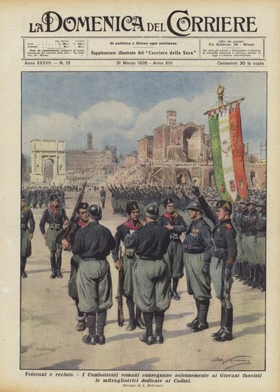 Veterans and Recruits by Achille Beltrame