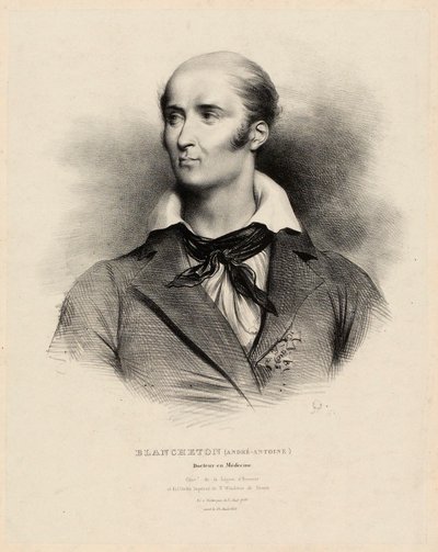 Portrait of André-Antoine Blancheton by Achille Devéria