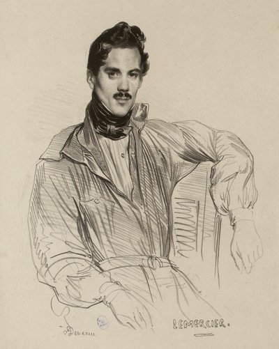 Portrait of Rose-Joseph Lemercier (IFF 178) by Achille Devéria