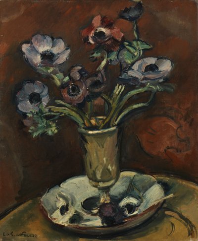 Still Life with Anemones by Achille Emile Othon Friesz
