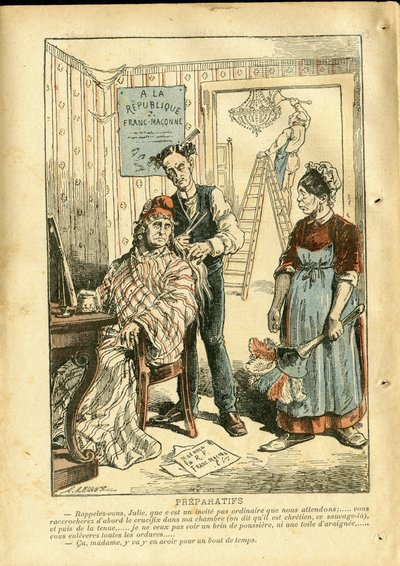 Illustration in Le Pelerin by Achille Lemot