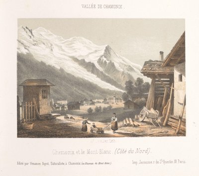View of the Valley of Chamonix from the Pass Les Montées (Memory of Chamonix-Mont-Blanc) by Ad. Cuvillier