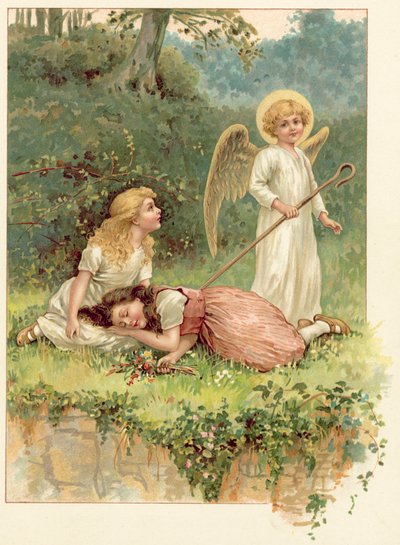 Snow-White, Rose-Red, and the Angel by Ada Dennis
