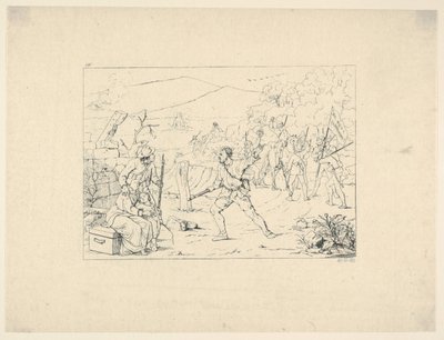 Formation of Guerrilla Bands from Confederate War Etchings by Adalbert John Volck