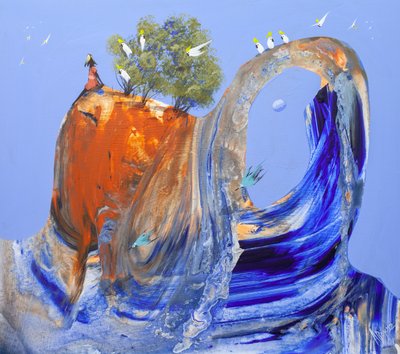 Woman Watching Serene Arch by Adam Bogusz