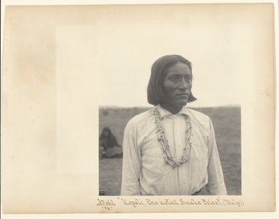 Kopeli, the Noted Snake Priest (Walpi) by Adam Clark “A. C.” Vroman