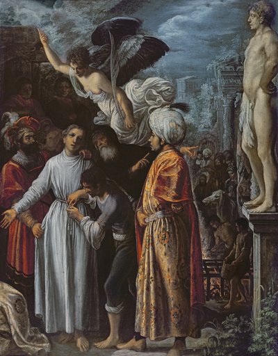 Saint Lawrence Prepared for Martyrdom by Adam Elsheimer