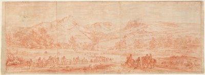 French Troops before Salins and the Surrounding Hills by Adam Frans van der Meulen
