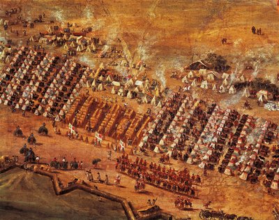 Siege of Maastricht (detail) by Adam Frans van der Meulen