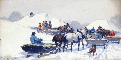 Winter in the Country by Adam Setkiewicz