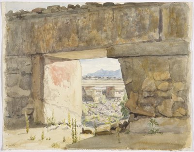 Ruined Buildings at Mitla, Oaxaca by Adela Breton