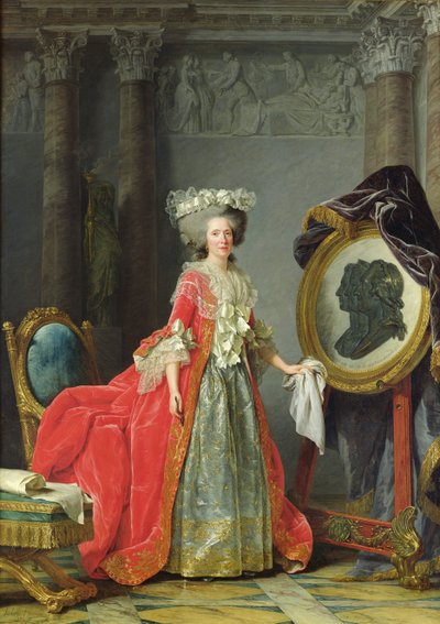 Portrait of Adelaide de France by Adelaide Labille Guiard