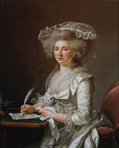Portrait of Madame Roland by Adelaide Labille Guiard
