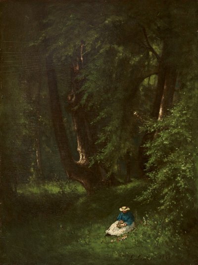 In the Woods by Adlophe Lalauze