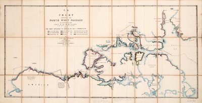 Chart Showing the North West Passage Discovered by Captain R. Le M. McClure, HMS 